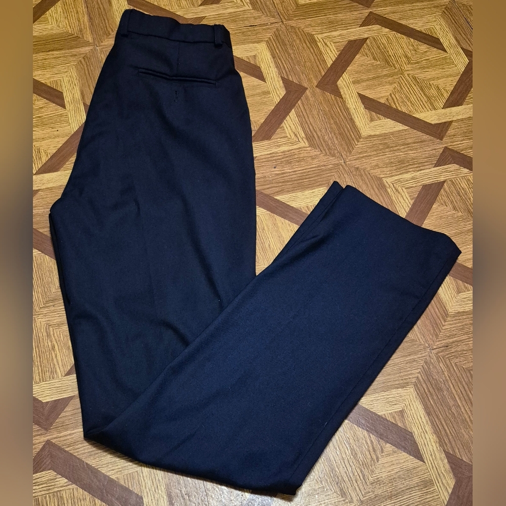 Perry Ellis Boys Dress Pants Size 20 Blue Straight Slash Pockets (32x32) NWOT